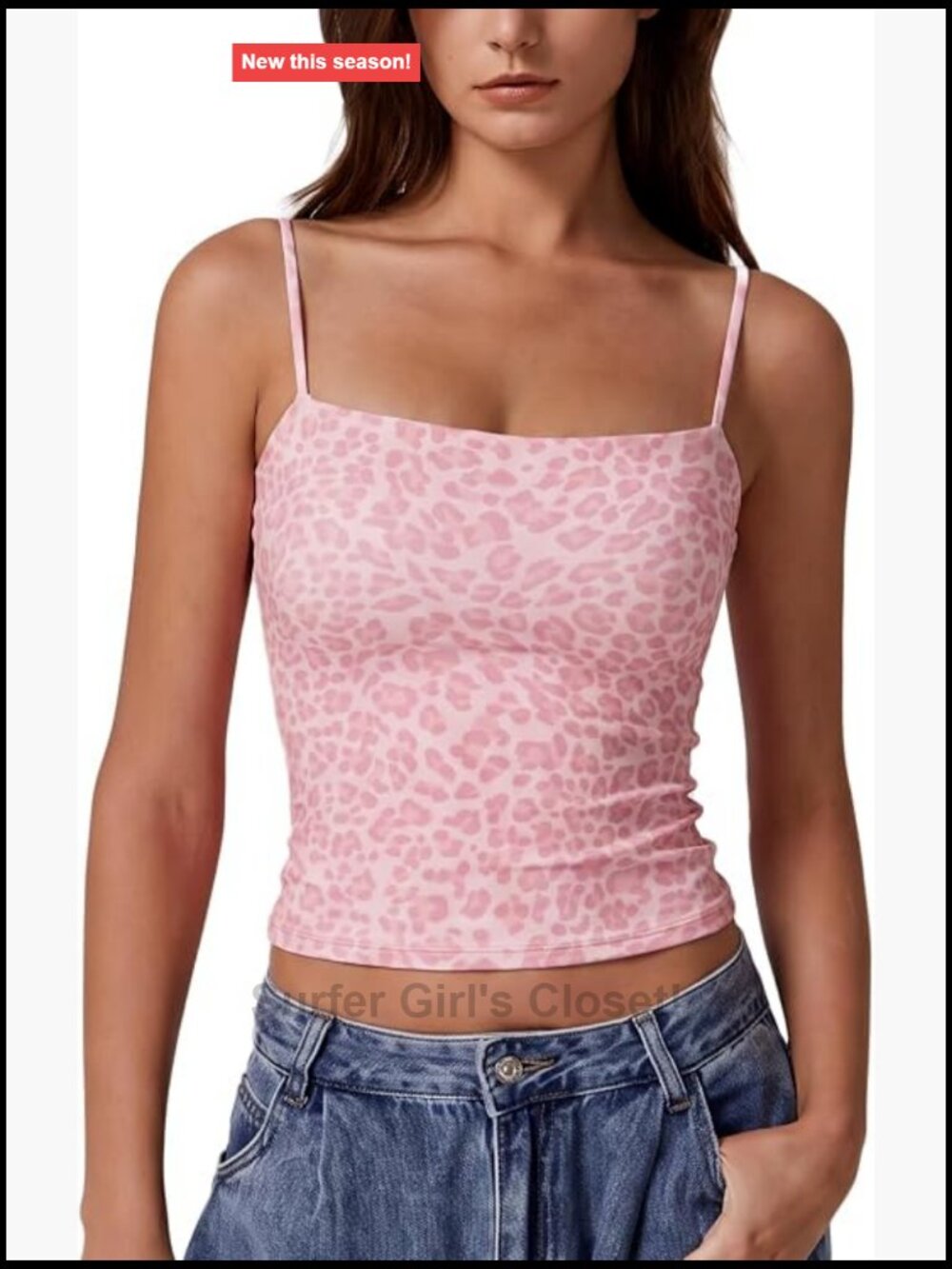 Double Lined Tank Top Adjustable Spaghetti Straps Sleeveless Camisole